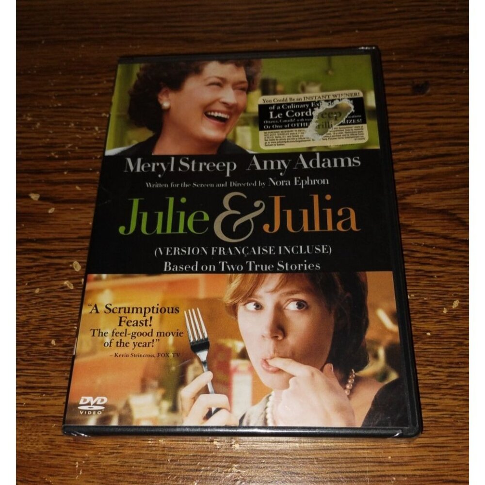 Julie and Julia (DVD, 2009, Widescreen, Canadian) (unopened) Meryl Streep